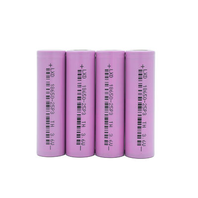 quality  3C Max 3.6v 2500mah 18650 Lithium Ion Battery Lithium Cylindrical Cells factory