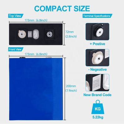 MSDS CE Custom Lithium Ion Battery Packs 280ah 3.2 V Lifepo4 Battery