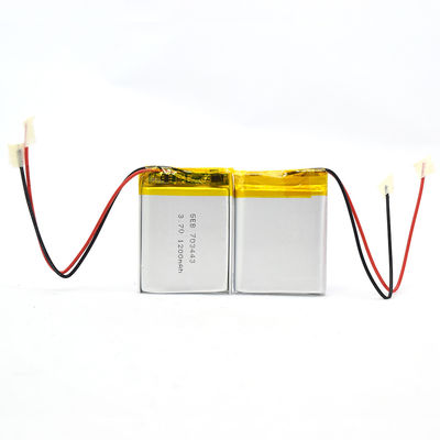 0.2C 3.7v 1200mah Lithium Ion Polymer Battery