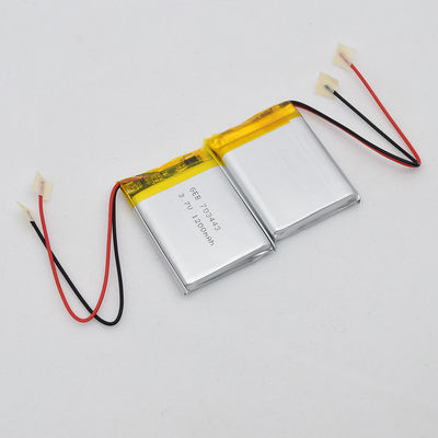 0.2C 3.7v 1200mah Lithium Ion Polymer Battery