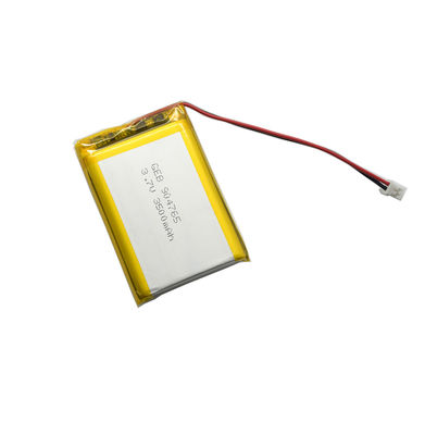 rechargeable 904765 li-polymer 3.7v 3500mAh lipo battery with connector