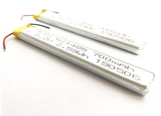 621485 601585 651485 3.7v (3.8v) 700mah Lithium-Ion Polymer Battery For strip Led Lights