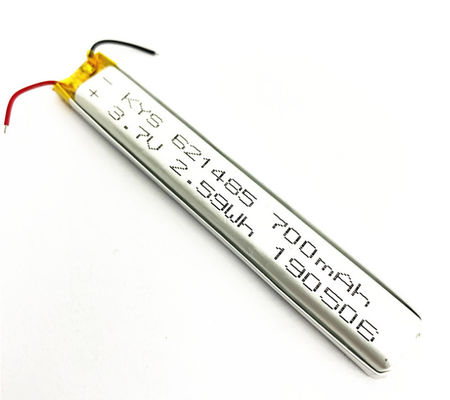 621485 601585 651485 3.7v (3.8v) 700mah Lithium-Ion Polymer Battery For strip Led Lights