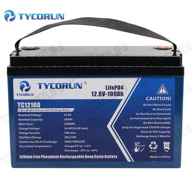 12.8 V 100ah Lithium Deep Cycle Battery