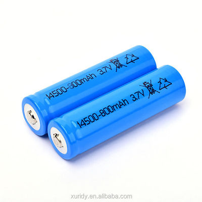 Rechargeable 14500 Lifepo4 3.2 V 600mah Battery 800times Cycle Life