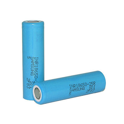 MSDS Flat Top 18650 Lithium Battery 3.7 V 2500mah Rechargeable Battery