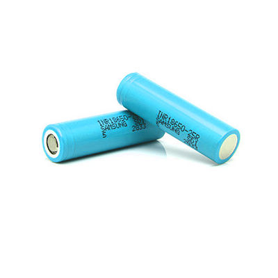 MSDS Flat Top 18650 Lithium Battery 3.7 V 2500mah Rechargeable Battery