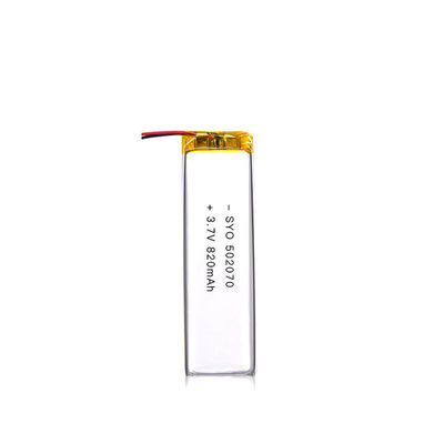 Deep Cycle  602749 820mAh 3.7 Volt Lithium Ion Polymer Battery