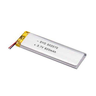 Deep Cycle  602749 820mAh 3.7 Volt Lithium Ion Polymer Battery