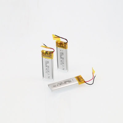 501225 3.7 V 100mah Lipo Battery 0.37Wh Bluetooth Headset Battery