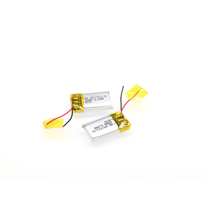 0.2C 3.7V65mAh Micro Lithium Ion Polymer Battery For Medical Devices