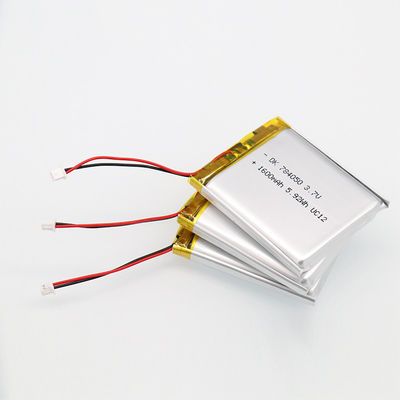 REACH 3.7v 1600mah Lithium Ion Polymer Battery For Smart Wearable Medical Device