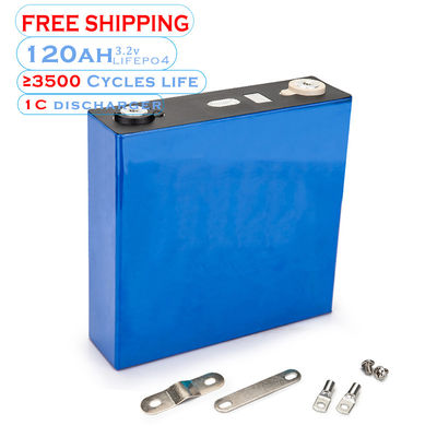 Deep Cycle 3.2 V 120Ah Lithium LiFePo4 Battery Cell For Solar Panel