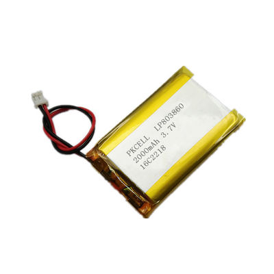 5mm High Temperature Lithium Ion Battery 3.7 V 200mah Lipo Battery With UL CE
