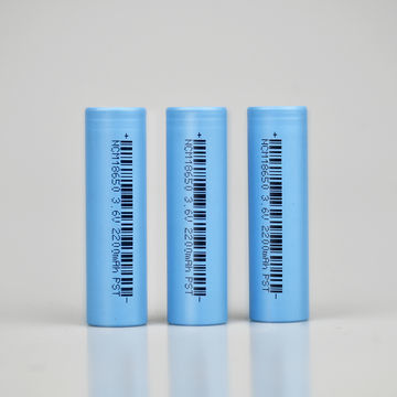 Purple Horn Rechargeable Flashlight Battery 3.2V 18650 3200 Mah Lithium Ion Battery