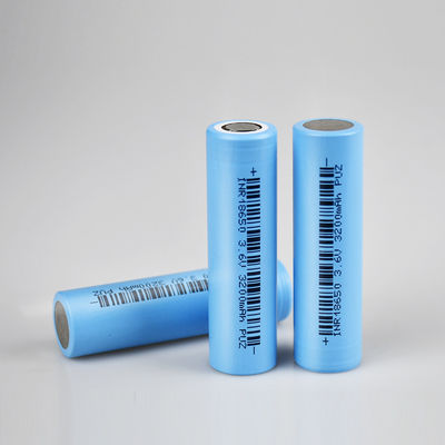 11.744Wh INR18650 3200mAh Lithium Cylindrical Battery Deep Cycle Cell