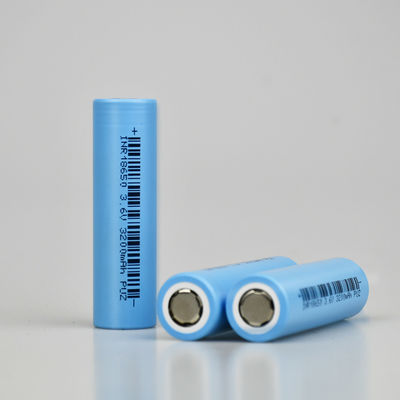 11.744Wh INR18650 3200mAh Lithium Cylindrical Battery Deep Cycle Cell