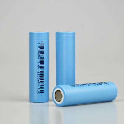 11.744Wh INR18650 3200mAh Lithium Cylindrical Battery Deep Cycle Cell