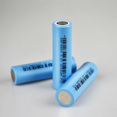 11.744Wh INR18650 3200mAh Lithium Cylindrical Battery Deep Cycle Cell