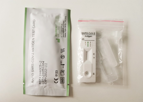 High quality Self-Testing Rapid SARS-CoV-2 Antigen Test Card wih Test Trip